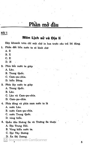 Sách 599 Câu Hỏi Trắc Nghiệm Lịch Sử - Địa Lí Lớp 4