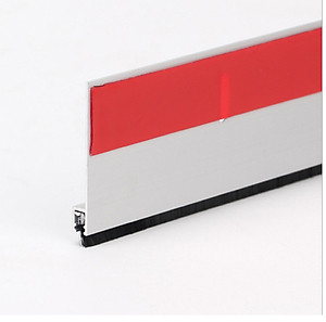 1 Mét Ron Chân Cửa Thanh Chắn Chân Cửa Nhôm Kèm Chổi Sẵn Keo Dán 50mm 60mm Ngăn Bụi Côn Trùng Gián Chuột Legaxi