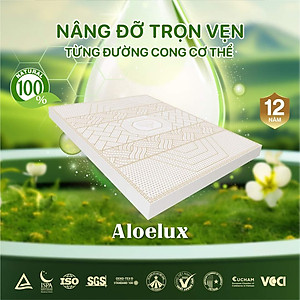 Nệm Cao Su Kim Cương 5 ZONE ALOE
