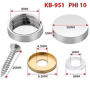 Chụp Đầu Vít Inox 304 Nhiều Kích Thước KB-951