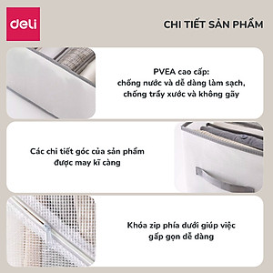 Hộp vải đựng quần áo chia ngăn chống nước, Túi vải chia 12 ngăn đựng áo quần khung cứng sắp xếp tủ gọn gàng