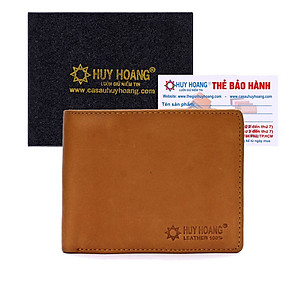 Ví nam Huy Hoàng da bò màu da, đen, nâu HT2101-02-03