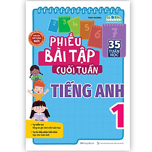 Sách Phiếu Bài Tập Cuối Tuần Tiếng Anh 1 (Global)