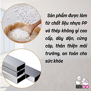 Giá phơi đồ Inox đứng 56 móc kẹp chính hãng Pier