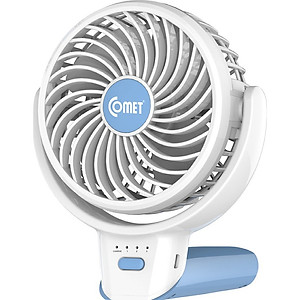 Quạt Sạc Tích Điện Mini Gấp Gọn Cầm Tay Comet CRF0904 3W Pin lithium-ion 3.7V 1200mAh Nhỏ Gọn Sạc USB Tiện Lợi hàng chính hãng