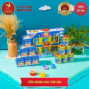 [Hộp 6 Lọ] Nước Yến Sào Cho Bé Nhân Việt Kids 30% Yến Giúp Bé Ăn Ngon, Cao Lớn Hũ 70ml