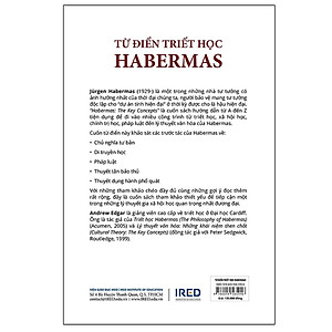 Từ Điển Triết Học Habermas (Habermas: The Key concepts) - Andrew Edgar - IRED Books