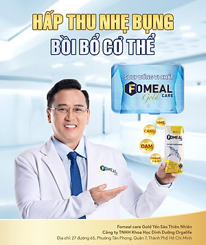 Thực phẩm dinh dưỡng Soup uống vi chất thuần chay Fomeal Care - Giàu protein thực vật, thay thế bữa ăn, giúp xương chắc khỏe