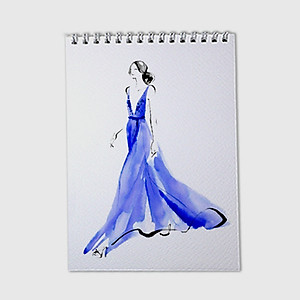 Sổ vẽ A4 vẽ màu nước và chì có vân sang giấy định lượng 260gsm nhập từ Ý, lên màu trong tự nhiên,15 tờ/cuốn MOW260 Green Art - Hàng chính hãng