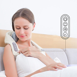 Máy massage cổ vai gáy chuyên sâu,máy massage cổ mô phỏng kỹ thuật massage số 8 giúp giảm đau nhức mỏi, trị liệu,xoa bóp