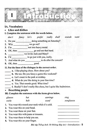Sách bổ trợ_Bài Tập Tiếng Anh Lớp 10 - Không Đáp Án (Theo Chương Trình Chân Trời Sáng Tạo)_HA