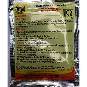 Phân bón lá đầu trâu MK NPK 5-45-10 giúp ra nhiều hoa - hoa tập trung