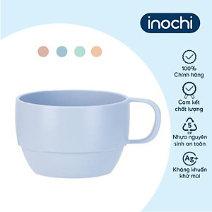 Combo 2 Cốc Nước Amori 350ml Sản Xuất Theo Tiêu Chuẩn Nhật Bản An Toàn Khi Sử Dụng - Chính Hãng Inochi (Tặng khăn lau pakasa)