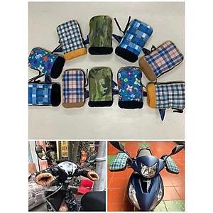 GĂNG TAY ĐI XE MÁY MÙA ĐÔNG LÓT NỈ 1 ĐÔI
