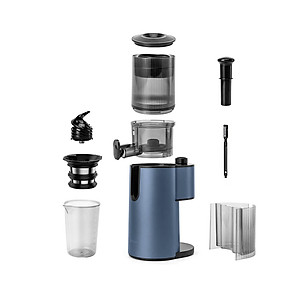 Máy ép chậm Elmich JEE-8758, công suất 240W, bảo toàn dưỡng chất, giữ trọn hương vị, ép kiệt bã tới 98% - Hàng Chính Hãng