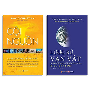 Combo Sách : Cội Nguồn - Lịch Sử Vĩ Đại Về Vạn Vật + Lược Sử Vạn Vật (Tái Bản 2020)