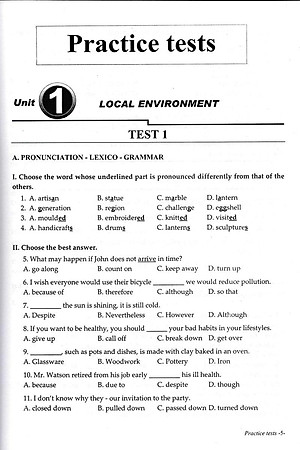 Sách Bổ Trợ Tiếng Anh 9 Tập 1