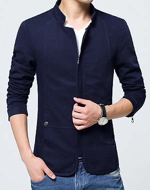 Áo Khoác Kaki Nam Hai Lớp Cổ Trụ Giả Vest Cao Cấp KK43 - ShopN6 (Nhiều Màu)