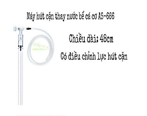 Hút cặn, Thay nước bể cá AS-666