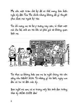 Nhật Ký Chú Bé Nhút Nhát - Tập 10 Những Ngày Xưa Cũ bản Tiếng Việt