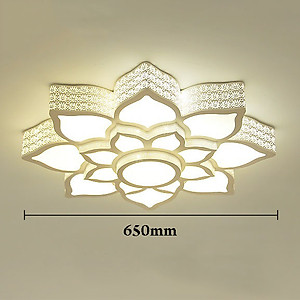 Đèn trần MATEE kiểu dáng hiện đại, sang trọng với 3 chế độ ánh sáng - kèm điều khiển từ xa - (44).