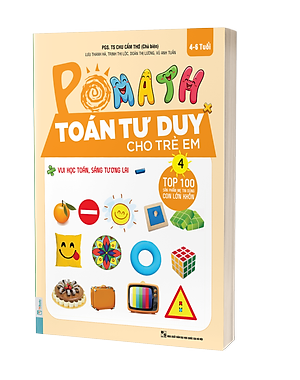 Combo 3 Cuốn Pomath Toán Tư Duy Cho Trẻ Em 4 - 6 tuổi (Tập 4,5,6)
