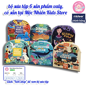 Đồ chơi xếp hình Mideer Puzzle MD3110 - Valy xếp hình Đại dương tuyệt diệu - 104 mảnh ghép