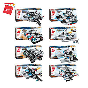 Đồ chơi xếp hình, lắp ráp Qman 1411 - Tàu tuần dương biển (700 mảnh ghép)