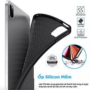 Ốp Lưng/BaoDa/Case Bàn Phím Dành Cho iPad Bluetooth Có Đèn Led Phím, Trackpad Mượt, Có Thể Tháo Rời Bàn Phím WIWU Mag Touch - Hàng Chính Hãng