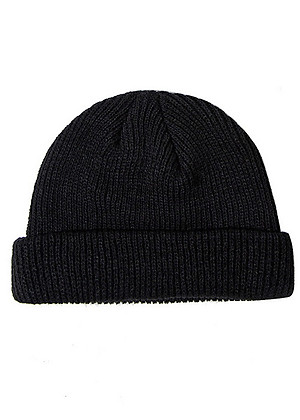 Mũ len trùm đầu phong cách Hip Hop NL17, Nón len trơn màu phong cách Hàn Quốc dành cho cả nam và nữ Màu Đen