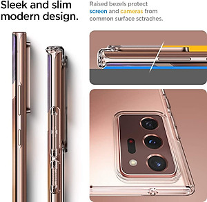 Ốp lưng silicon dẻo cho Samsung Galaxy Note 20 hiệu Ultra Thin siêu mỏng 0.6mm - Hàng nhập khẩu