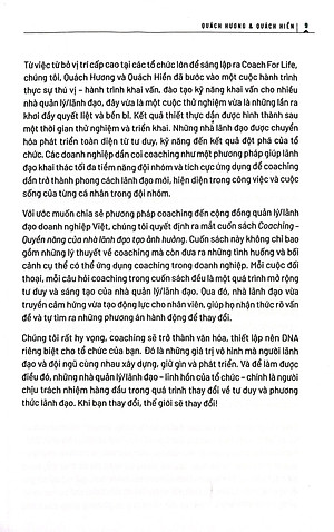 Coaching - Quyền Năng Của Nhà Lãnh Đạo