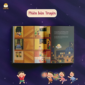 Sách - Boxset trung thu Chuyện mùa trăng - Ai chờ trăng tới? (Bìa cứng 1 cuốn truyện kèm 1 cuốn thơ) - Lionbooks