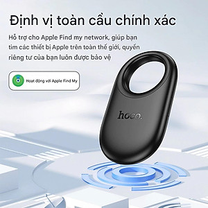 Định vị GPS Hoco E94 chống thất lạc đồ vật hành lý, định vị toàn cầu sử dụng cho iOS - Hàng chính hãng