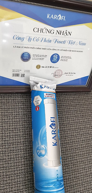 Combo lõi lọc nước Karofi 1, 2, 3 dành cho nước Cứng - Hàng Chính Hãng