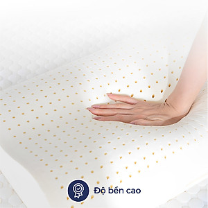 Gối Cao Su Liên Á Contour LAGC3050 (30 x 50 cm) - Trắng