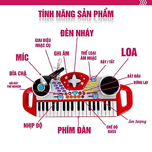 Đàn Organ Kèm Mic Và Bàn DJ Winfun 2068G