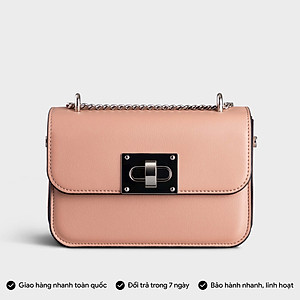 Túi Yuumy ( Thời trang nữ size 18 phối khóa xoay - Túi đeo chéo da Seasand YN142 )