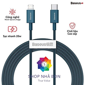 Cáp sạc nhanh siêu bền Type C  20W cho iPhone 12 / iPhone 11 Series (Type-C to Iphone PD 20W/18W Fast charge & 480Mbps Data, TPE Cable) -màu Đỏ hàng nhập khẩu