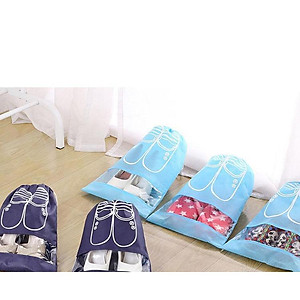 Set 10 Túi Đựng Giày Có Dây Rút 44x32cm