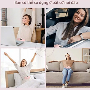 Máy Massage Làm Ấm Bụng, Đai Đeo Giảm Đau Bụng Kinh Nguyệt, Làm Ấm Tử Cung Cho Phụ Nữ Đến Kì 3 CHẾ ĐỘ