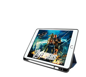 Bao da Ipad 10.2 (Thế hệ 7 – 2019) hiệu Mutural _ Màu xanh_ Hàng nhập khẩu