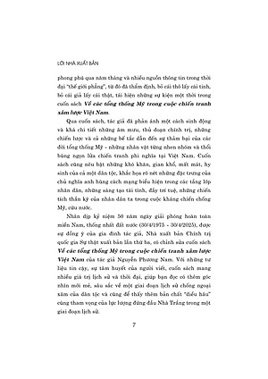 Về các Tổng thống Mỹ trong cuộc chiến tranh xâm lược Việt Nam (Xuất bản lần thứ ba, có sửa chữa)