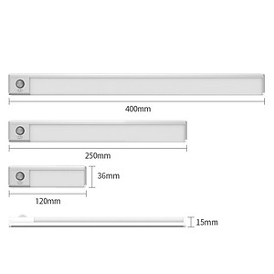 Đèn LED Cảm Biến Chuyển Động Nhiều Kích Cỡ, Cảm Ứng Hồng Ngoại 3 Chế Độ