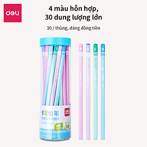 Bút chì lục giác Deli - loại 2B/HB - 30 chiếc/hộp - 58166 / 58167