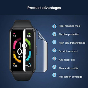 Bộ 5 miếng dán TPU Mềm Mại Bảo Vệ màn hình dành Cho Huawei Band 6/ Honor Band 6