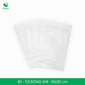 B3 - 30x20 cm - 25 Túi bóng khí chống sốc đóng hàng - Túi gói hàng, bọc chống sốc, xốp chống sốc