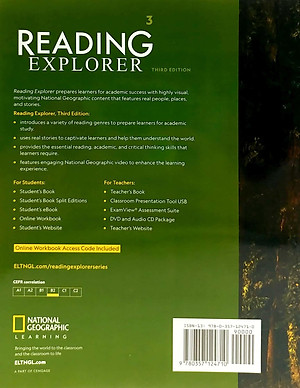 Reading Explorer 3: Student Book and Online Workbook Sticker