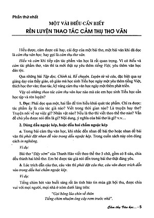 Cảm Thụ Văn Học Dành Cho Học Sinh Lớp 5 (Dùng Chung Cho Các Bộ SGK Hiện Hành) -HA