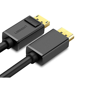 Dây cáp DisplayPort 2 đầu đực tốc độ 21.6Gbps dài 3M UGREEN DP102 10212 - Hàng Chính Hãng